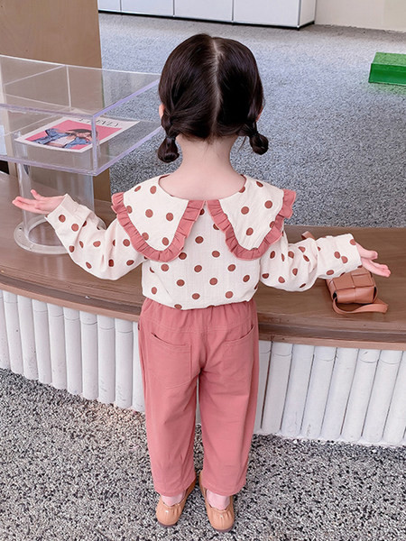 Vaikiškas marškinėlių ir kelnių komplektas mergaitėms