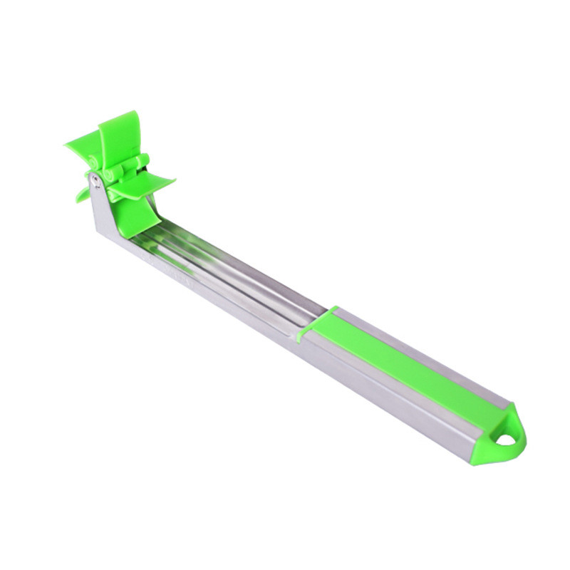 Arbūzų pjaustytuvas nerūdijančio plieno vėjo malūnėlio dizainas arbūzų pjaustyklės virtuvės įtaisai salotos vaisių pjaustyklės pjaustyklės virtuvės elementas