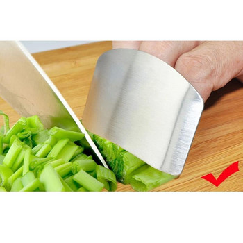 Εργαλείο κουζίνας από ανοξείδωτο ατσάλι Προστατευτικό χεριών μαχαίρι κομμένο σε φέτες Ασφαλής φύλακας κουζίνας Cocina Αξεσουάρ κουζίνας Αυτοκόλλητα κήπου