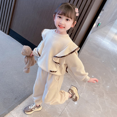 Set sport casual din două piese, cu bucle și buzunar