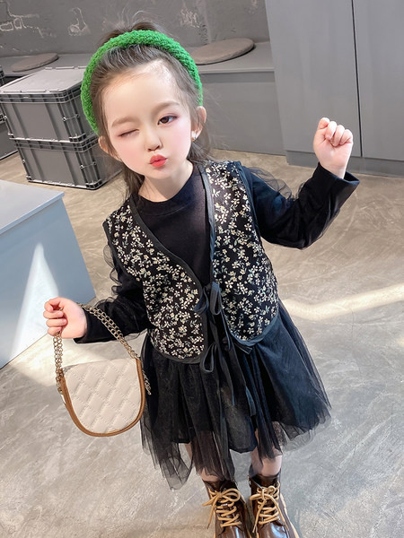 Set de rochii pentru fete din tul cu imprimeu