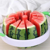 Köögi arbuusi viilutaja loominguline melonilõikuri nuga 410 roostevabast terasest puuviljalõikamismasin praktilised tööriistad dropshipping