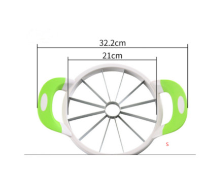Köögi arbuusi viilutaja loominguline melonilõikuri nuga 410 roostevabast terasest puuviljalõikamismasin praktilised tööriistad dropshipping