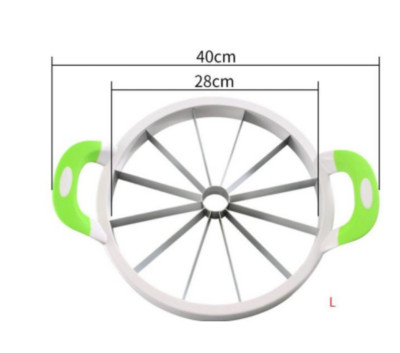 Köögi arbuusi viilutaja loominguline melonilõikuri nuga 410 roostevabast terasest puuviljalõikamismasin praktilised tööriistad dropshipping