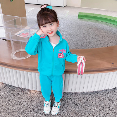 Set sport din doua piese de toamna pentru copii pentru fete