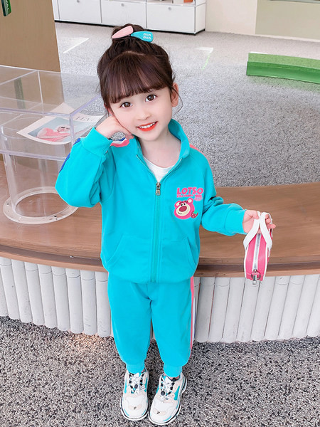 Set sport din doua piese de toamna pentru copii pentru fete