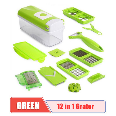 Daržovių pjaustyklė daržovių pjaustyklėms Bulvių skustukas Daugiafunkcis morkų vaisius 6 viename Įtaisai Virtuvės reikmenys Rinkinys Įrankiai