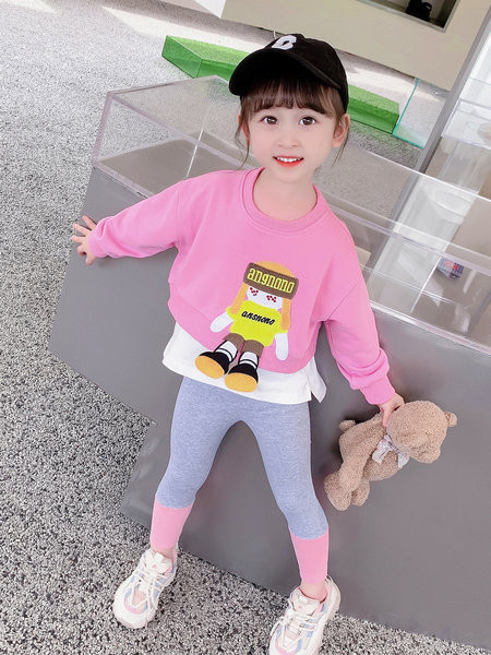 Set de doua piese pentru copii model nou casual pentru fata