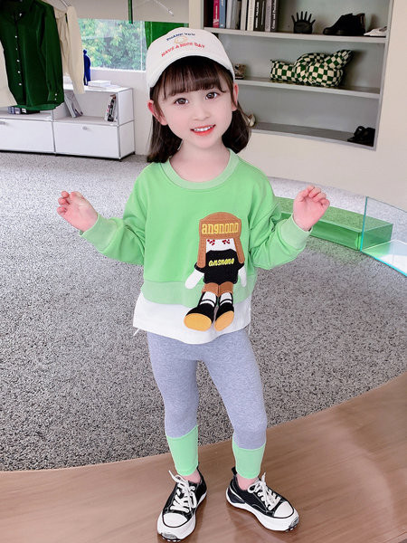 Set de doua piese pentru copii model nou casual pentru fata