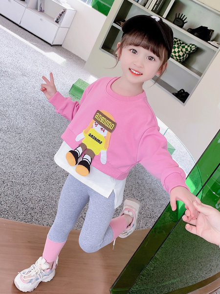 Set de doua piese pentru copii model nou casual pentru fata