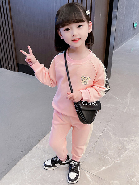 Set copii cu imprimeu in doua culori