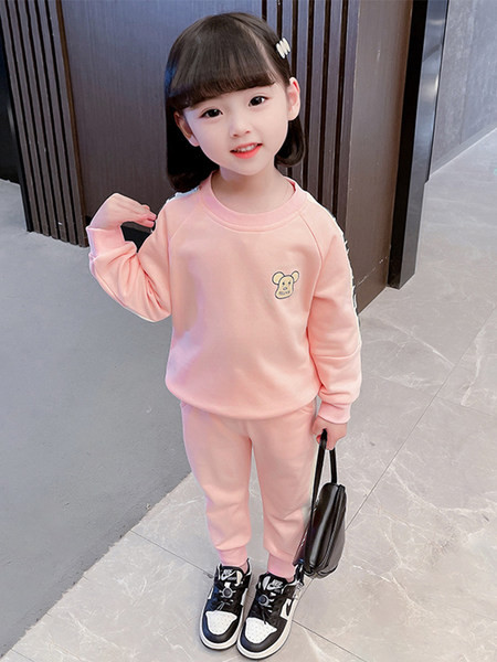 Set copii cu imprimeu in doua culori