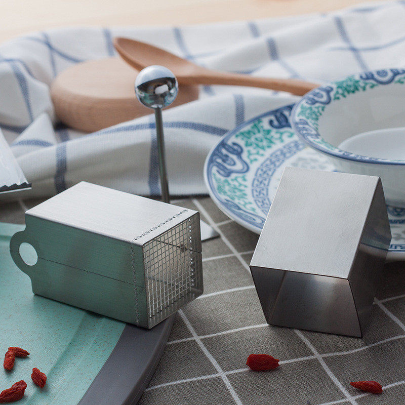 Creativ din oțel inoxidabil Tofu Presă Tofu Tofu Tofu Maker Kit de matriță DIY Tofu Cutter Instrumente de bucătărie