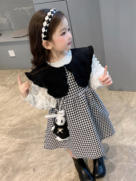 Set de rochie din doua piese pentru copii cu bluza pentru fete