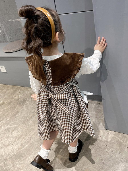 Set de rochie din doua piese pentru copii cu bluza pentru fete