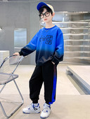 Set sport din doua piese in culori irizate pentru baieti