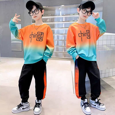 Set sport din doua piese in culori irizate pentru baieti