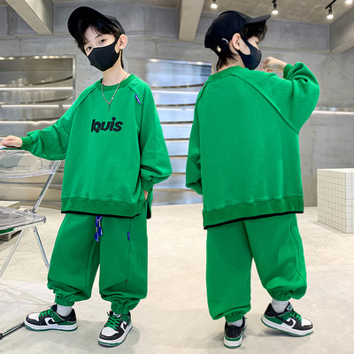 Dječji komplet hlače i bluza s natpisom za dječake