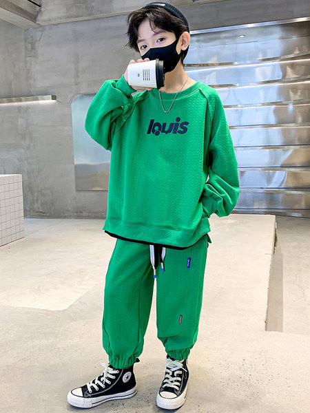 Trusa sport pentru copii pentru baieti, model curat cu inscriptie