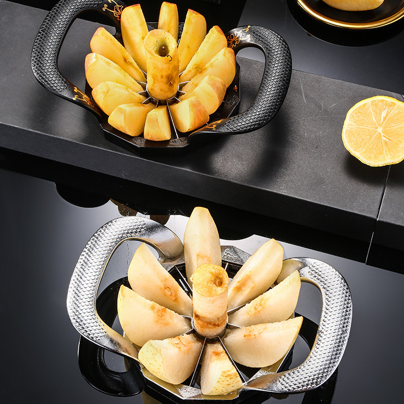 8/12 penge rozsdamentes acél gyümölcsvágó alma körte vágókés zöldségszeletelő aprító hasító konyhai kütyük