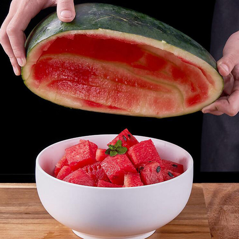 Furculiță pentru pepene verde Cuțit pentru tăiat Fructe Pepene Pepene Unelte din oțel inoxidabil Taiere pepene verde Accesorii pentru cuburi de pepene verde