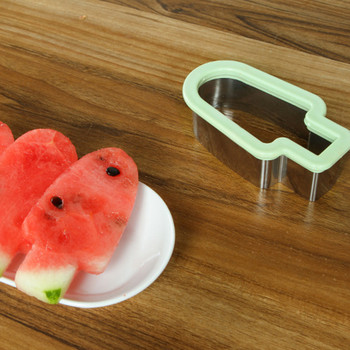 Από ανοξείδωτο χάλυβα Καρπούζι Κόφτης Popsicle Home Gadget Φρούτα Καρπούζι Μοντέλο Αξεσουάρ Κουζίνας Δημιουργικό Σχήμα Καλούπι