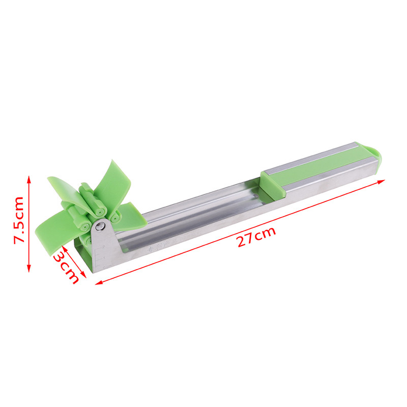 Tăiător de pepene verde Corer de fructe de pepene galben Instrument de tăiat din oțel inoxidabil Mașină de tăiat cuburi de moara de vânt Accesorii pentru decorarea bucătăriei