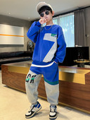 Set pantaloni de sport și bluză cu buzunare pentru băiat