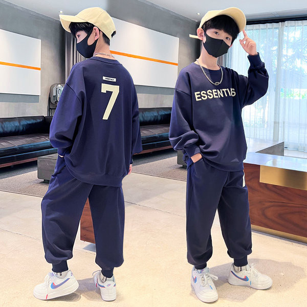 Set copii cu imprimeu si buzunar