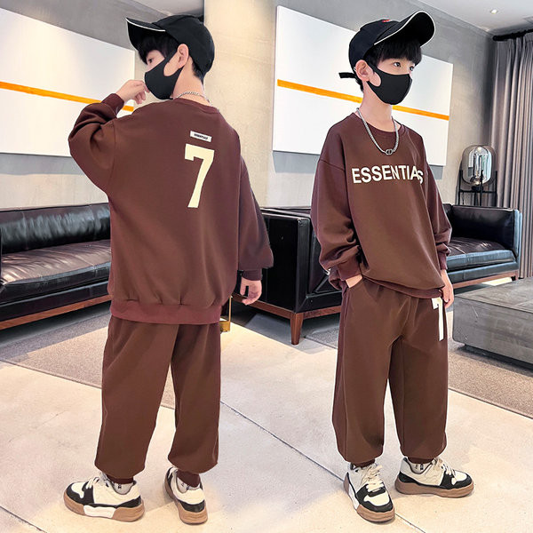 Set copii cu imprimeu si buzunar