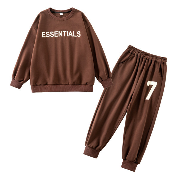 Set copii cu imprimeu si buzunar