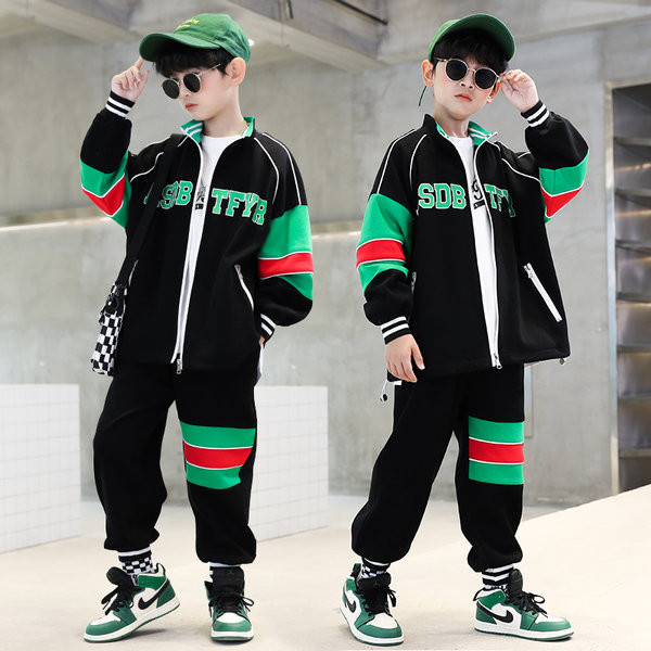 Set pantaloni și jachete cu fermoar cu imprimeu pentru copii pentru băieți