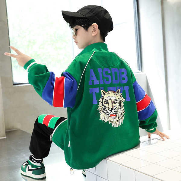 Set pantaloni și jachete cu fermoar cu imprimeu pentru copii pentru băieți