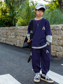 Set casual pentru copii cu buzunar