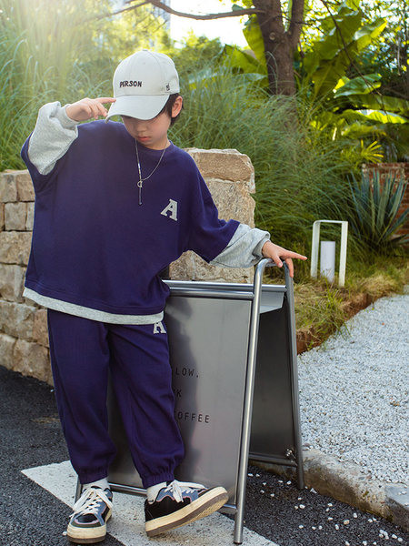 Set casual pentru copii cu buzunar