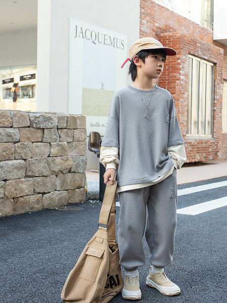 Set casual pentru copii cu buzunar