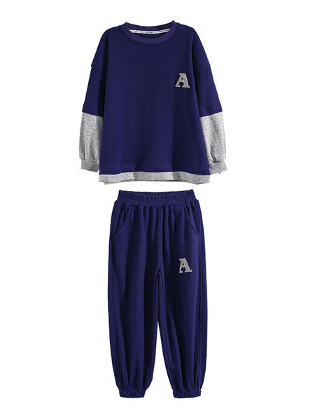 Set casual pentru copii cu buzunar