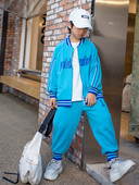 Set sport pentru copii pentru baieti cu imprimeu si decolteu in V