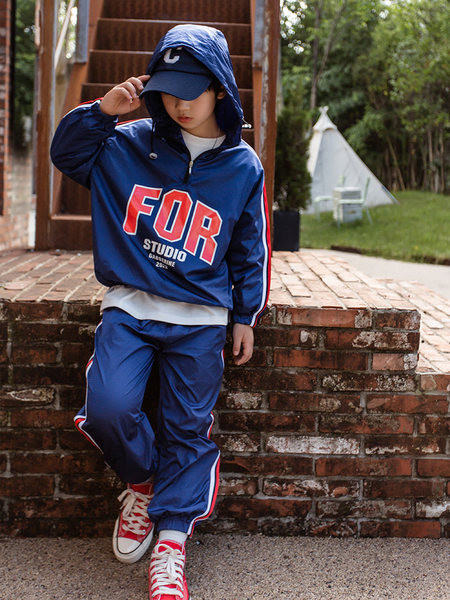 Set copii cu bordura si gluga