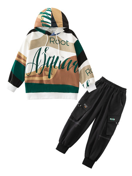 Dječji sportski set s vezicama i kapuljačom