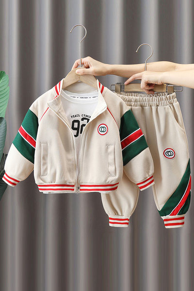 Set sport pentru baieti cu fermoar