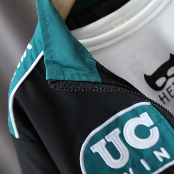 Vaikiškas sportinis kelnių ir striukės komplektas su užtrauktuku berniukams