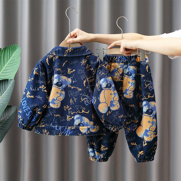 Set Blugi Casual Copii Pentru Baieti Cu Imprimeu