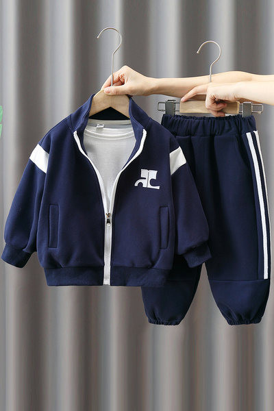 Set copii cu fermoar si buzunar