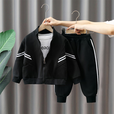 Dječji sportski komplet za dječake, trodijelna bluza, trenirka i hlače