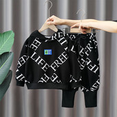 Trusa sport pentru copii pentru baieti cu inscriptie