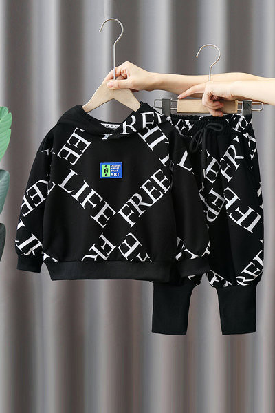 Trusa sport pentru copii pentru baieti cu inscriptie