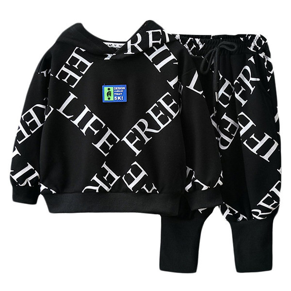 Trusa sport pentru copii pentru baieti cu inscriptie