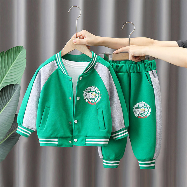 Vaikiškas rinkinys su sagų užsegimu ir spauda