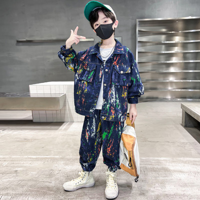 Dječački jesenski traper set